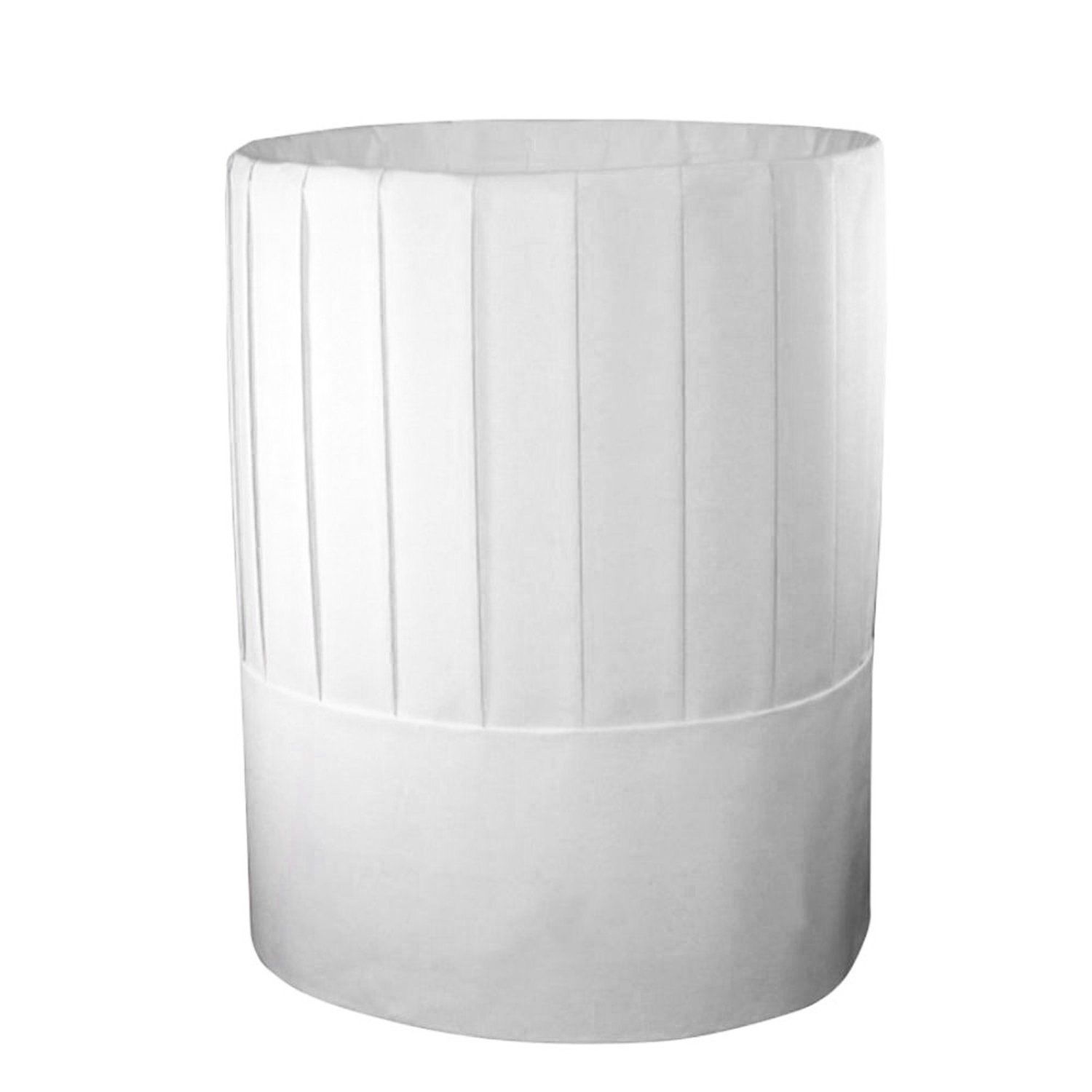 50pc White Disposable Paper Chef Hat Culinary Kitchen Cooking Class Supply BULK eBay